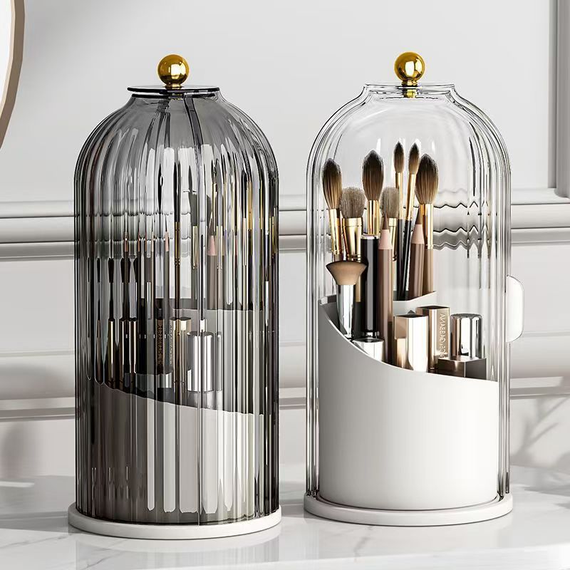 Luxury Skincare Containers - 360 ° Tempat Kuas Rias Berputar