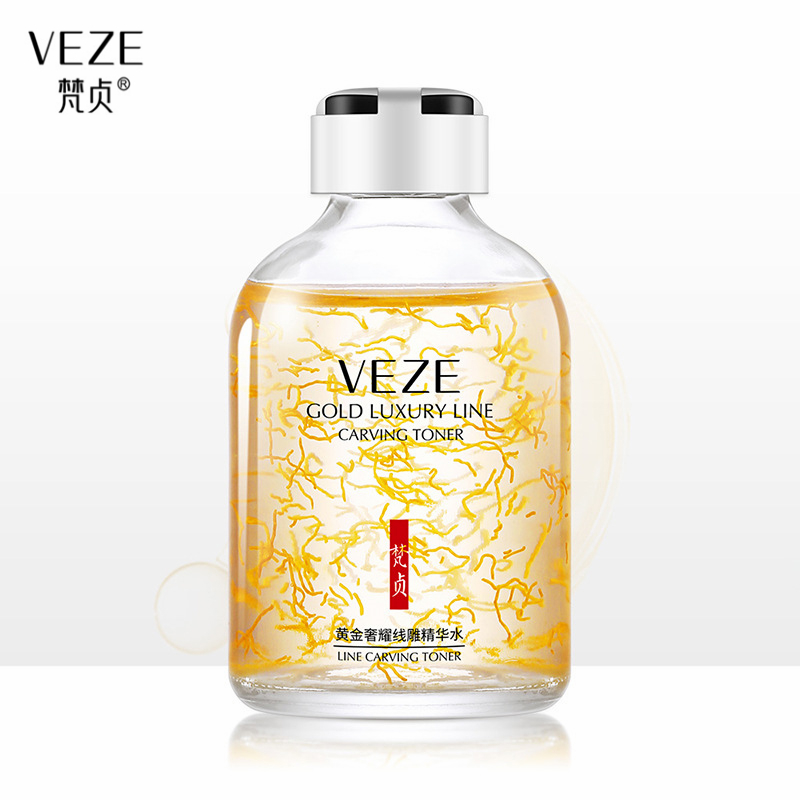 Luxury Gold Skincare - 24K Emas Line Ukiran Toner Pelembab