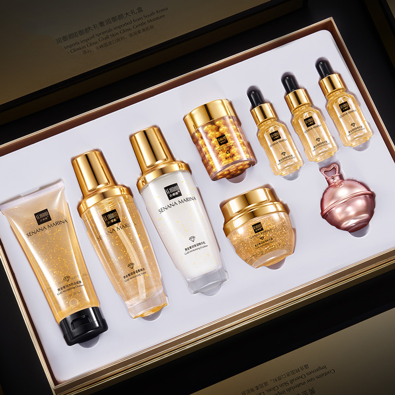 Set Perawatan Kulit Emas 24K W - Luxury Gold Skincare ulasan dan harga