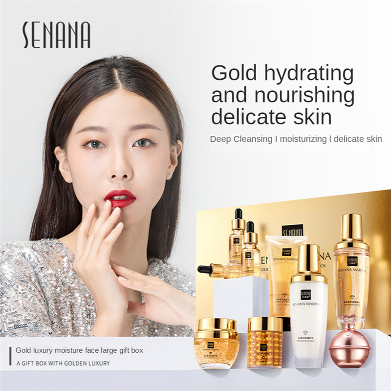 Set Perawatan Kulit Emas 24K W - Luxury Gold Skincare ulasan dan harga