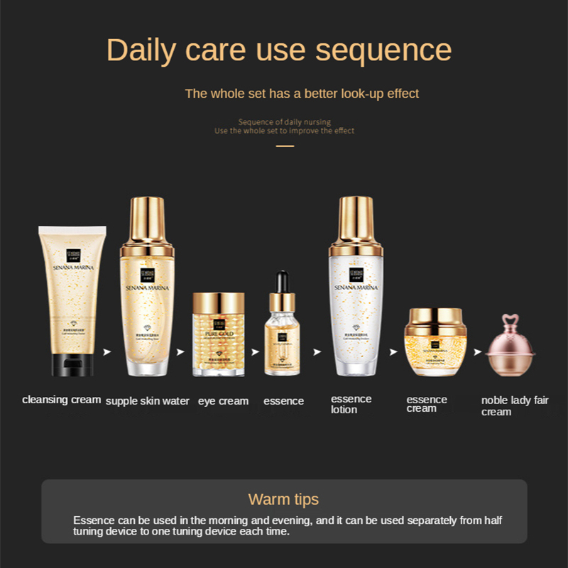 Set Perawatan Kulit Emas 24K W - Luxury Gold Skincare ulasan dan harga