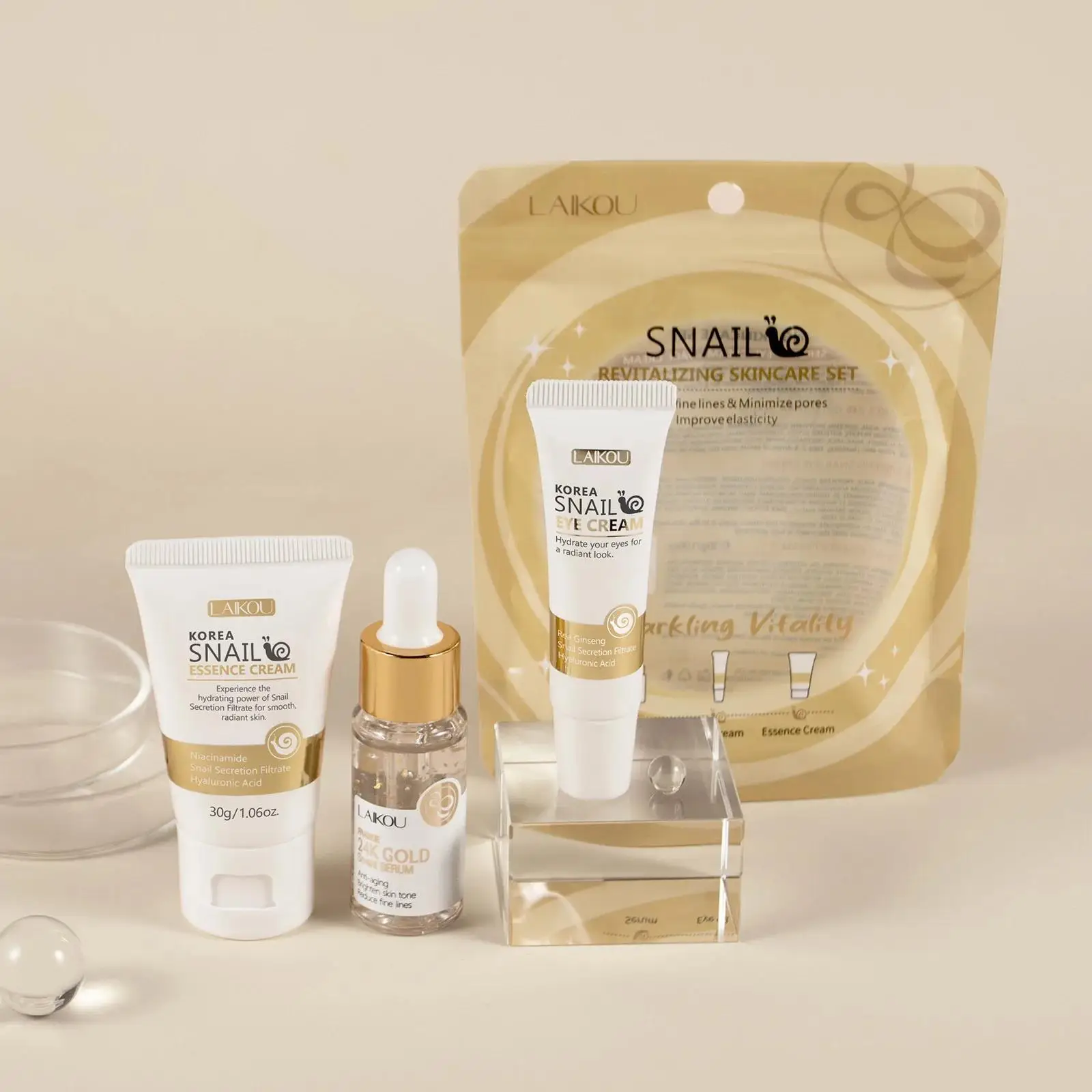 Serum Perawatan Kulit Emas 24K - Luxury Gold Skincare ulasan dan harga