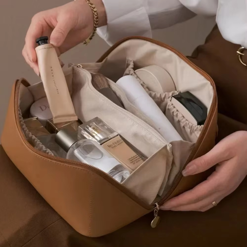 Tas Organizer Makeup Wanita, T - Luxury Skincare Containers ulasan dan harga