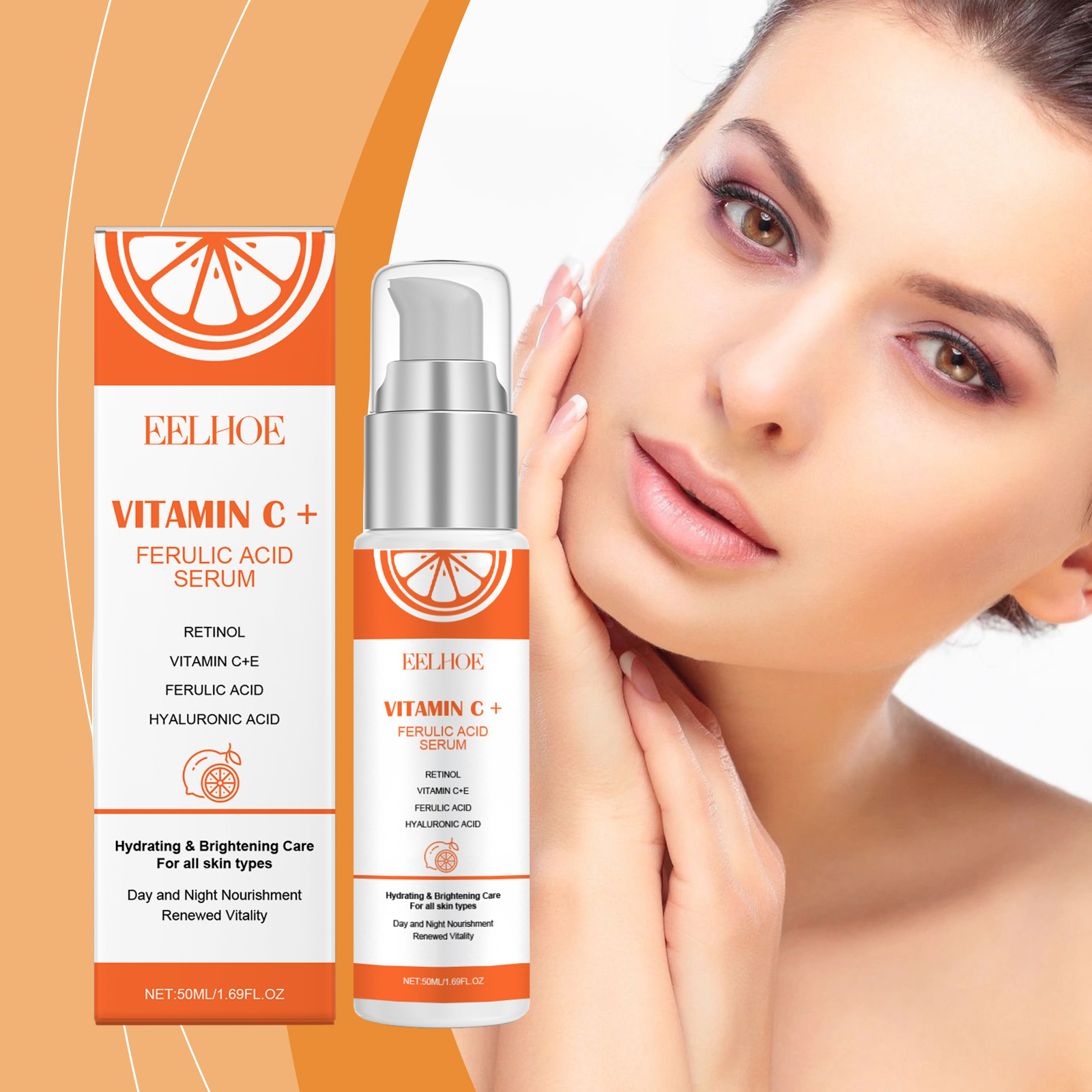 EELHOE Serum Vitamin C E, asam - Exosome Serum Ampoule ulasan dan harga